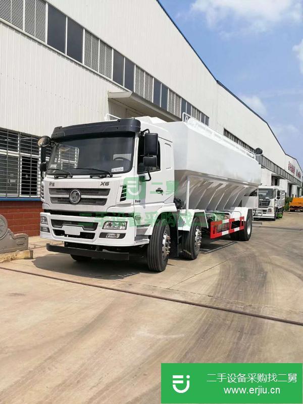 湖北出售二手15噸散裝飼料運(yùn)輸車