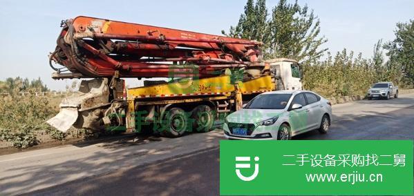 河北出售二手奔馳底盤45米 三一泵車