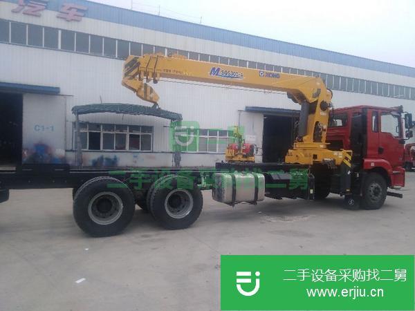 河北出售二手陜汽德龍新后八輪14噸隨車吊