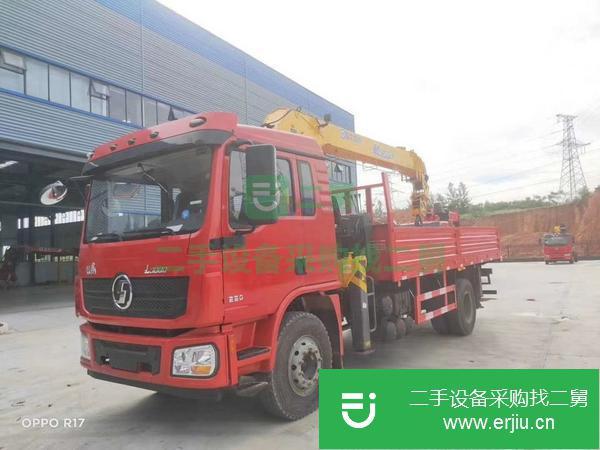 青海出售二手陜汽德龍8噸隨車吊