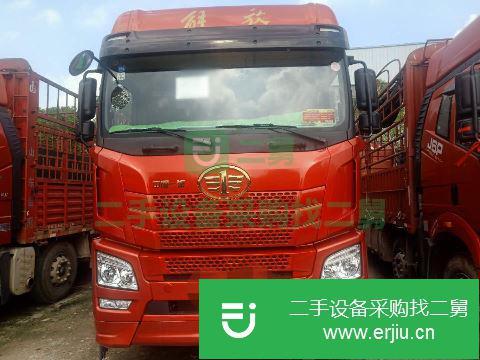 江西出售二手青島解放JH6前四后八倉欄式貨車