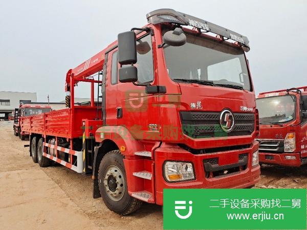 安徽出售二手陜汽德龍后八輪12噸隨車吊國五
