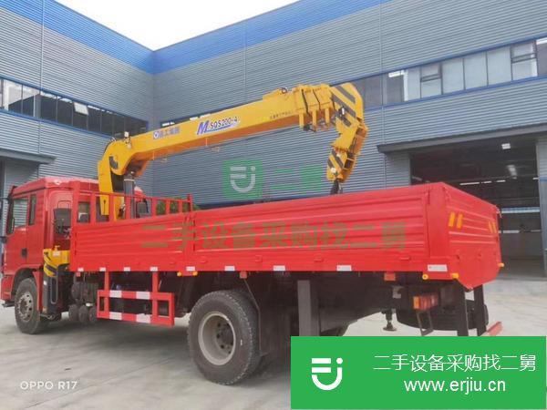 寧夏出售二手陜汽德龍單橋8噸隨車吊