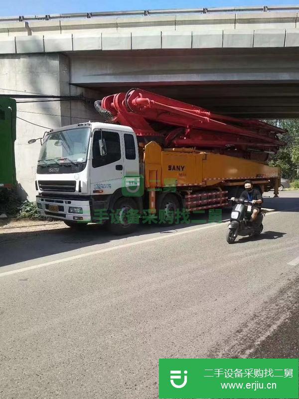 北京出售二手三一泵車56米，叉腿六節臂