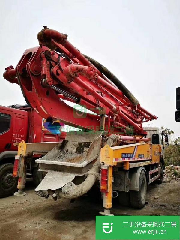 廣東出售二手農建37米泵車