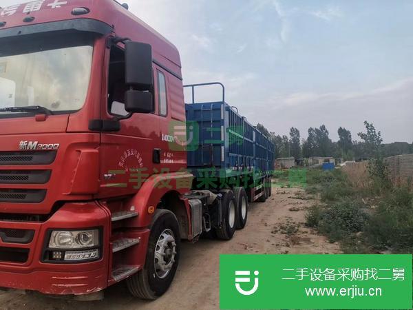 河北出售二手德龍375雙驅半掛車