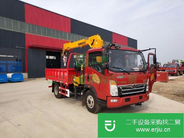 湖北出售二手藍(lán)牌隨車吊