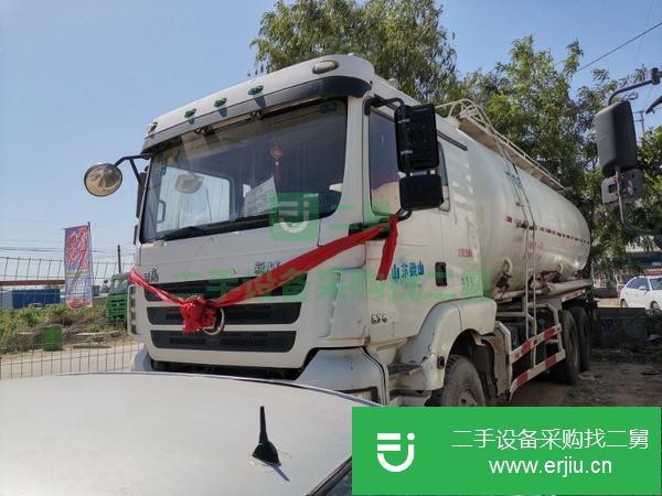 江蘇出售二手陜汽德龍M3000水泥罐車