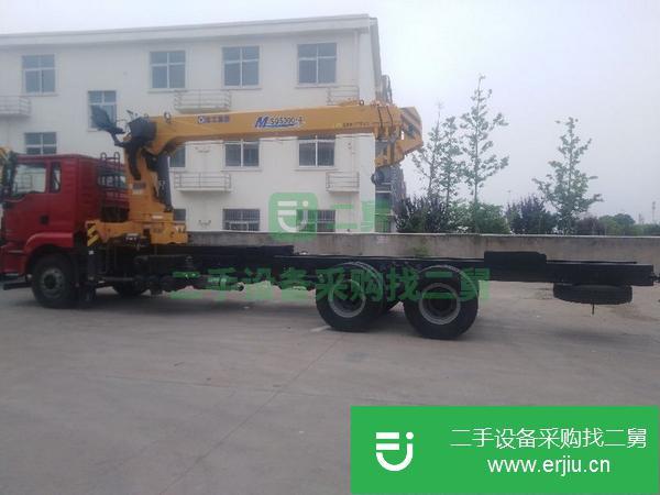 河北出售二手陜汽德龍新后八輪14噸隨車吊