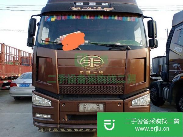 山東出售解放牽引車  460馬力   手續全 車況好