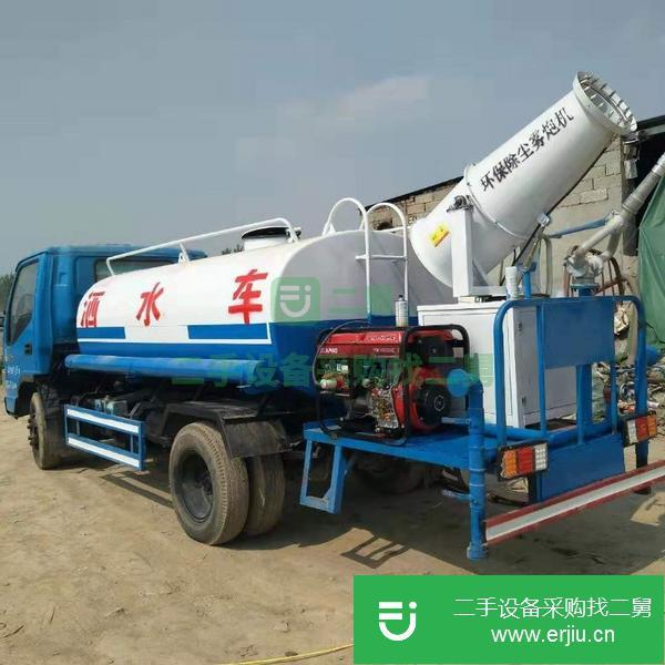 河南出售二手12噸霧炮除塵灑水車