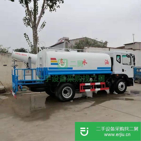 山東出售二手10立方國五灑水車