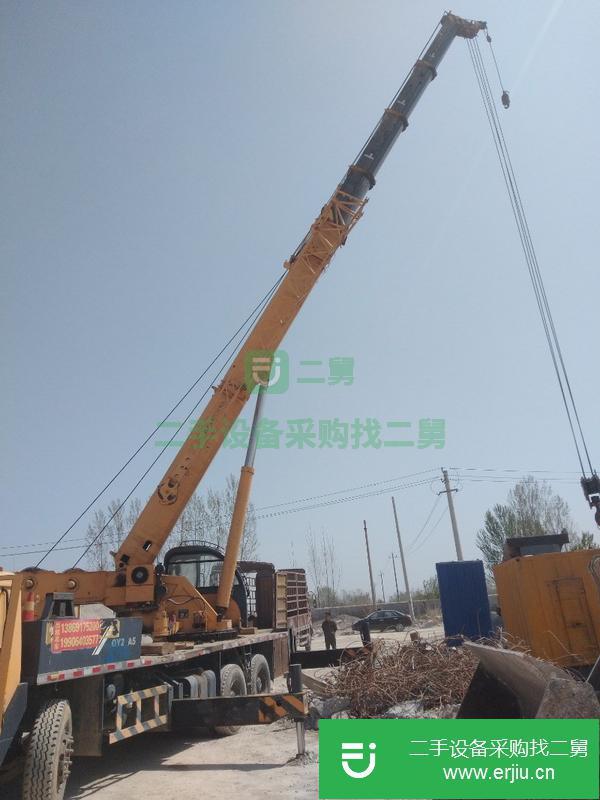 山東出售二手柳工25噸5節臂汽車吊
