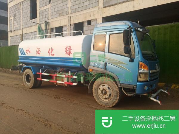 山西出售二手精品解放灑水車