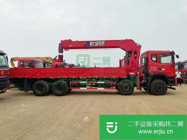 黑龍江出售二手東風前四后八8噸隨車吊