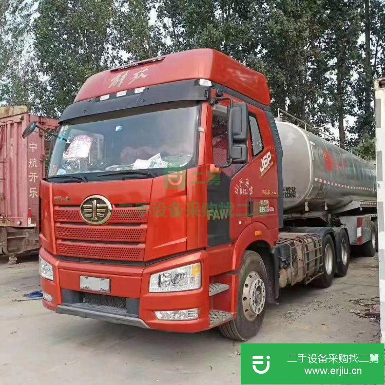 山東出售二手一汽解放500馬力油罐車