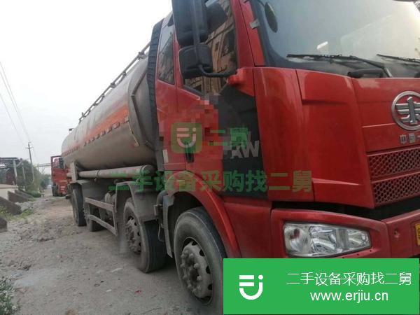 湖北出售二手鋁合金解放油罐車
