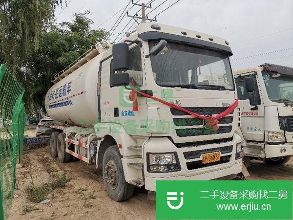 北京出售二手陜汽德龍砂漿罐車