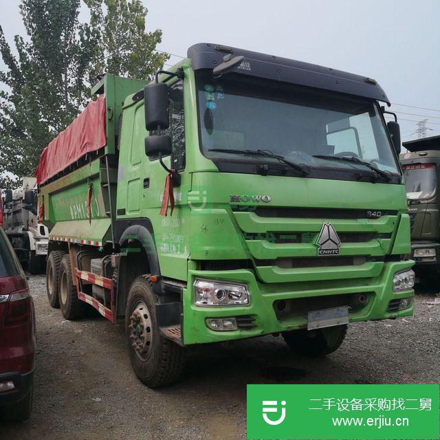 山東出售二手豪沃后翻前四后八自卸車