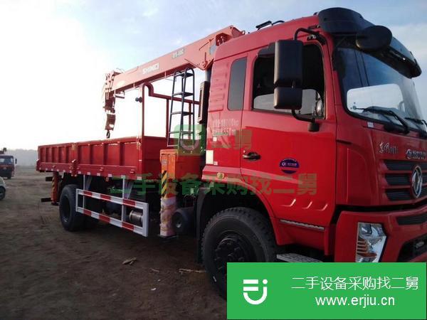河南出售二手東風D3L單橋8噸隨?車吊