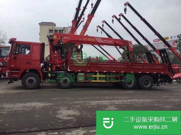 山西出售二手陜汽德龍前四后八20噸隨車吊