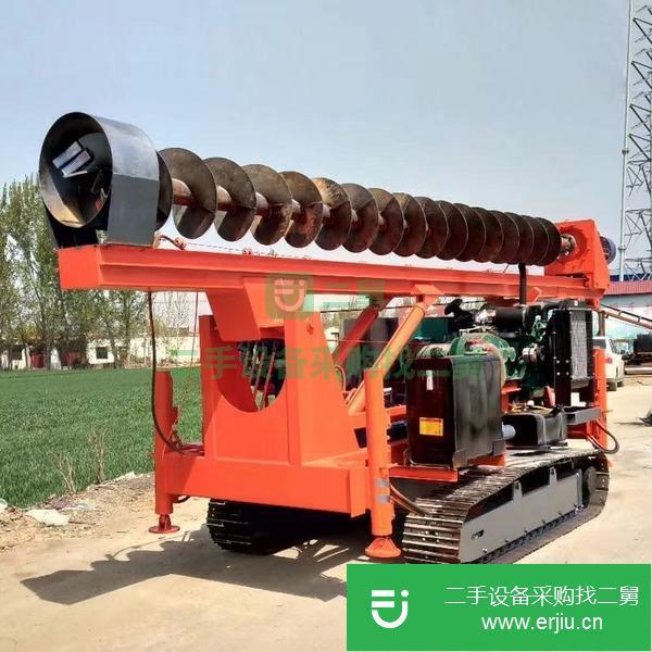 山東出售高效率螺旋式打樁機