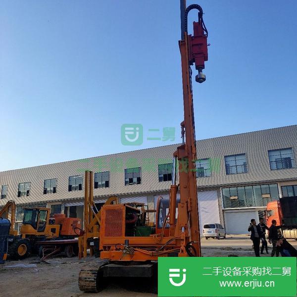青海出售二手光伏履帶打樁機(jī)