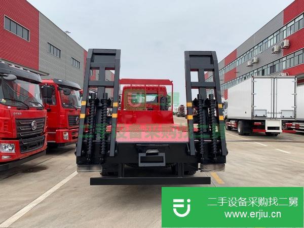 陜西出售二手挖機平板運輸車