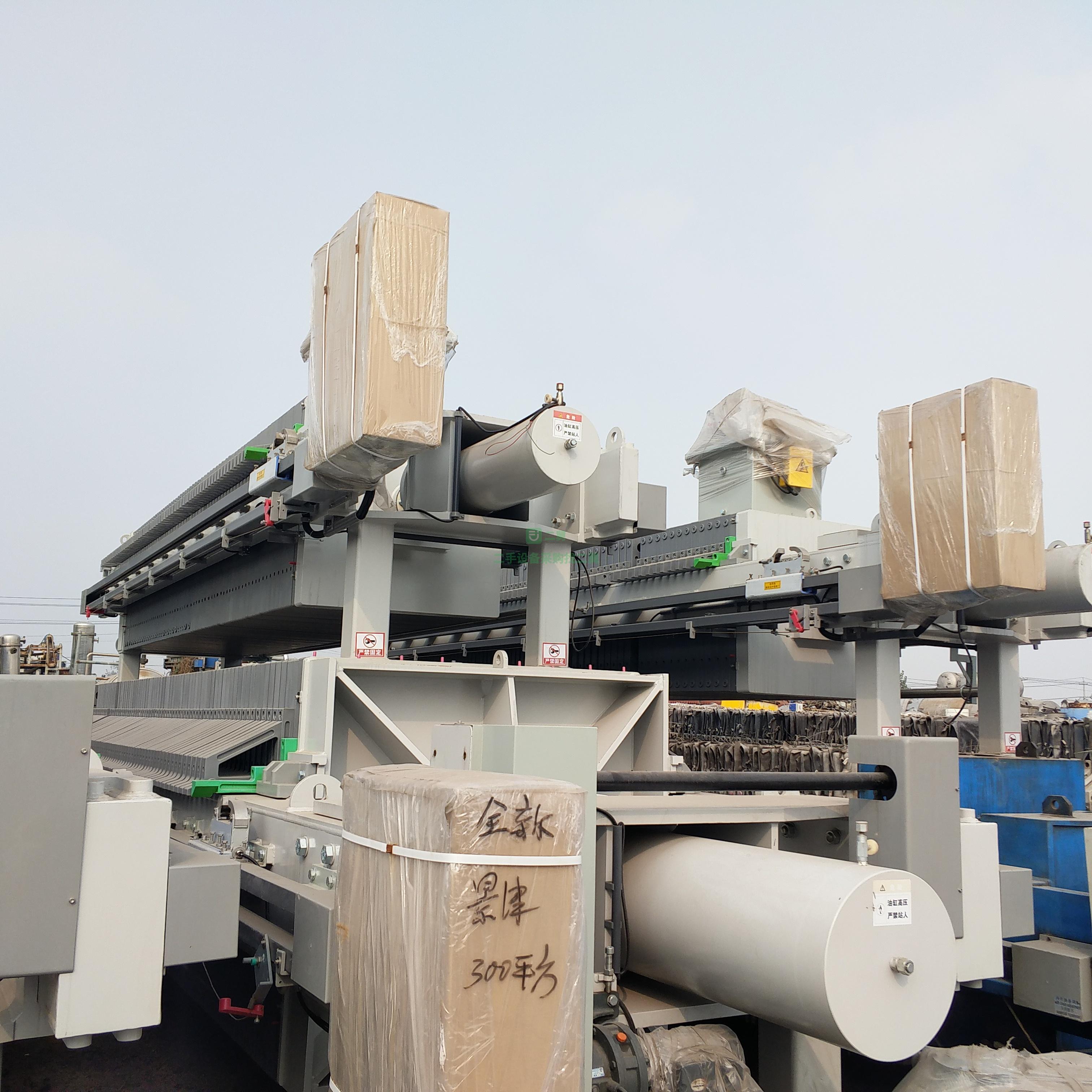 出售二手九成新的100平方隔膜壓濾機