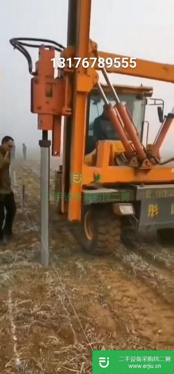 山東出售二手全液壓打樁機(jī)