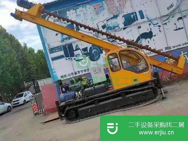 山西出售二手公路圍欄打樁機