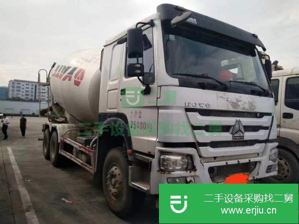 貴州出售二手國五大14方豪沃攪拌車