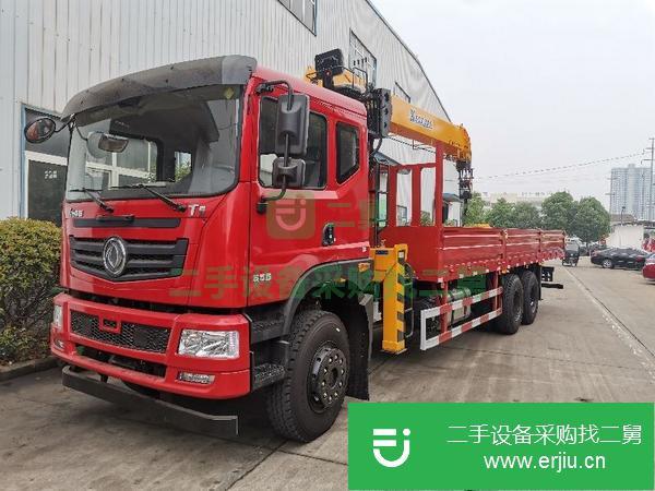 山東出售二手東風T5后八輪12噸隨車吊