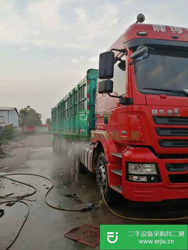 河北出售二手德龍375國五雙驅牽引車