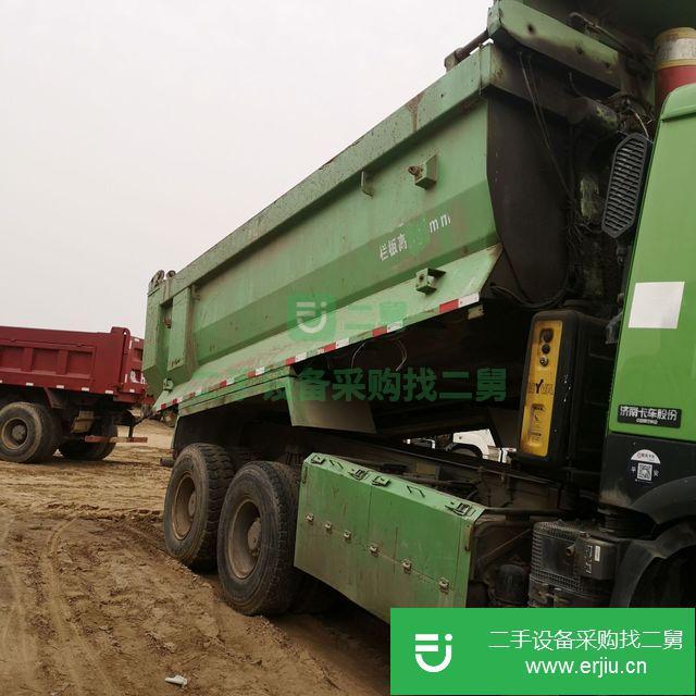 山東出售二手豪沃后翻前四后八自卸車