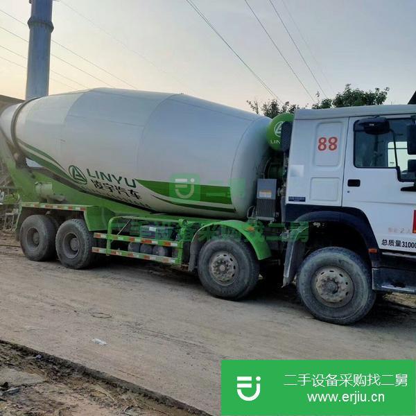 河北出售二手豪沃大20方攪拌車