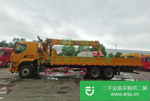 安微出售二手乘龍H5后八輪14噸隨車吊