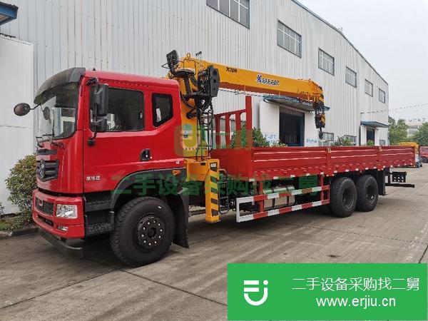 山東出售二手東風T5后八輪12噸隨車吊
