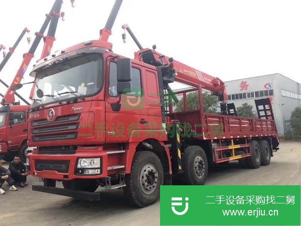 山西出售二手陜汽德龍前四后八20噸隨車吊