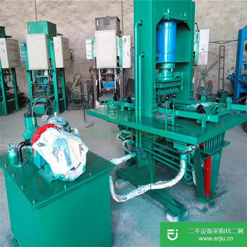 河南出售二手Y300型彩色液壓制磚機