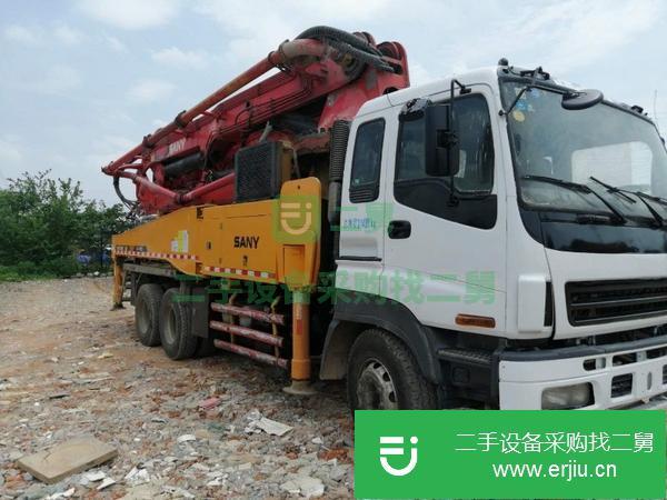 黑龍江出售二手三一重工40米泵車