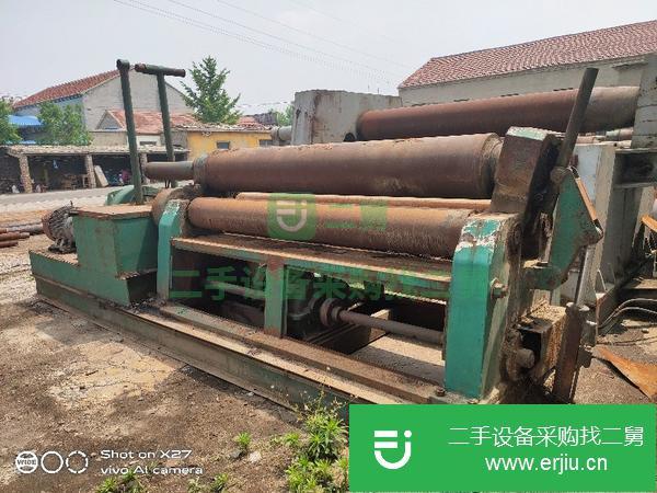 廣東出售二手實心W11-25*2500機械全自動卷板機