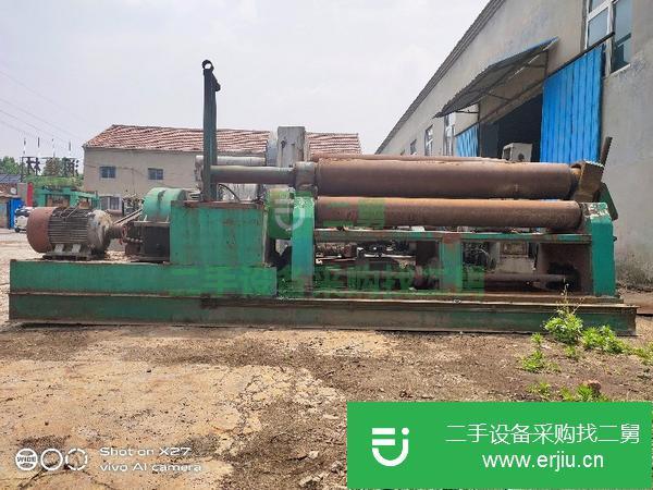 廣東出售二手實心W11-25*2500機械全自動卷板機