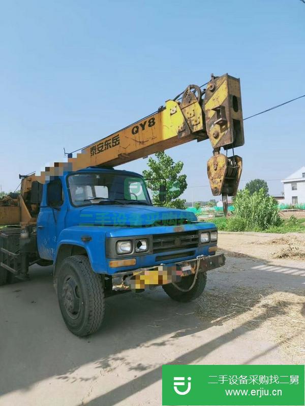 河北出售二手泰安8噸吊車