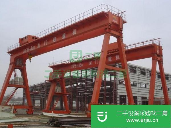 上海出售二手10噸20米花架式龍門吊