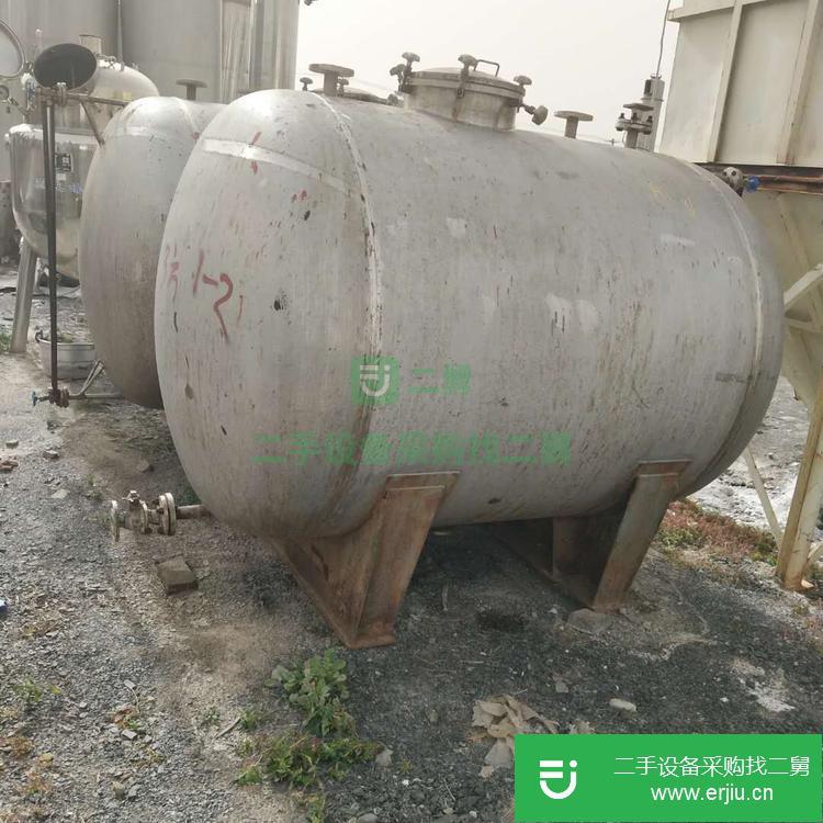 山東出售二手不銹鋼儲罐