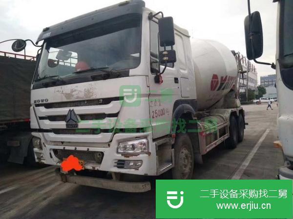 貴州出售二手國五大14方豪沃攪拌車