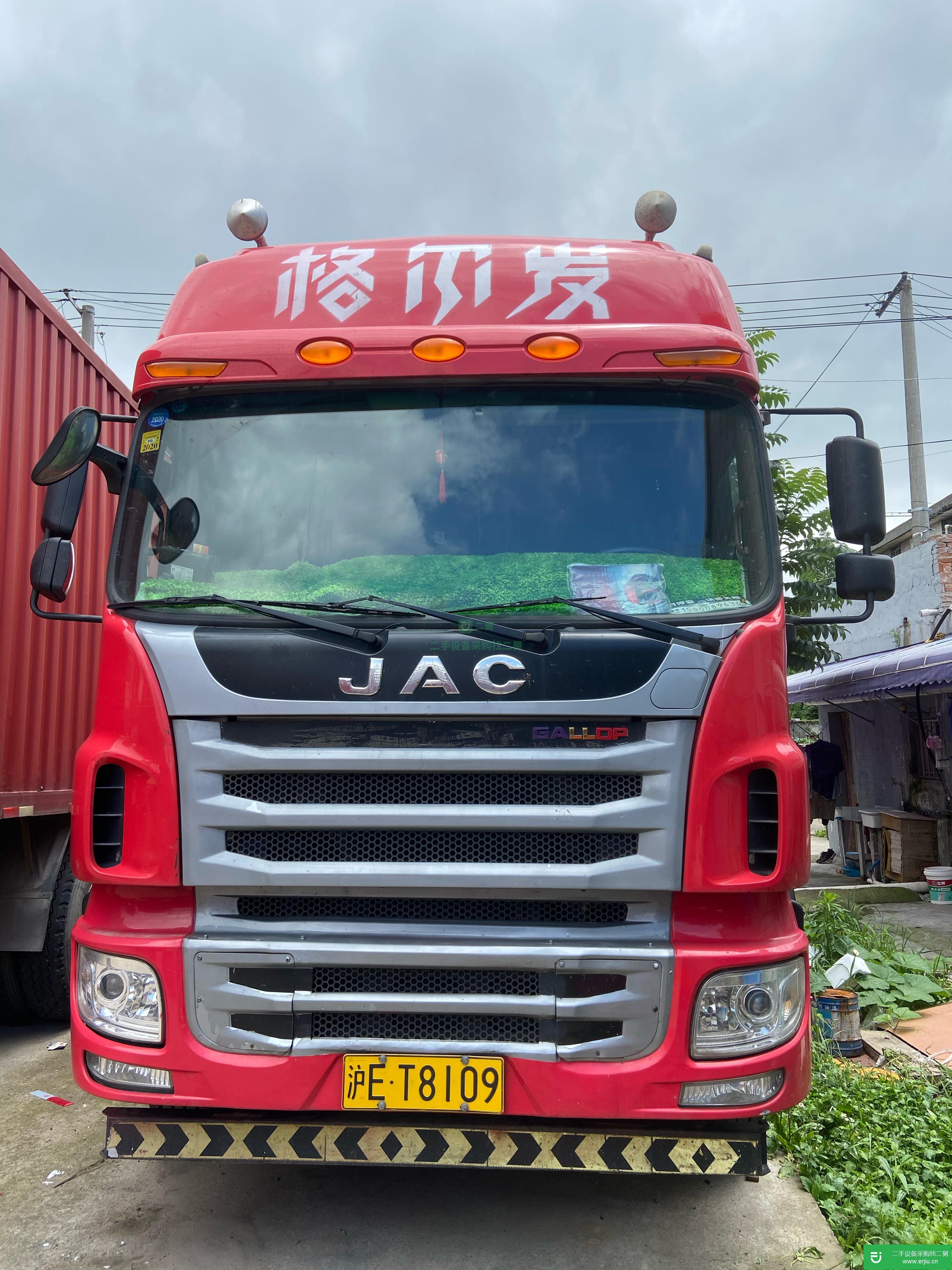 上海出售二手江淮格爾發箱式貨車