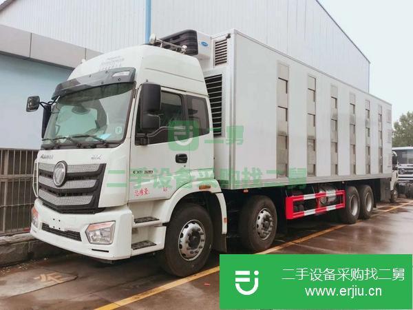 云南出售二手東風天龍前四后八鋁合金畜禽運輸車