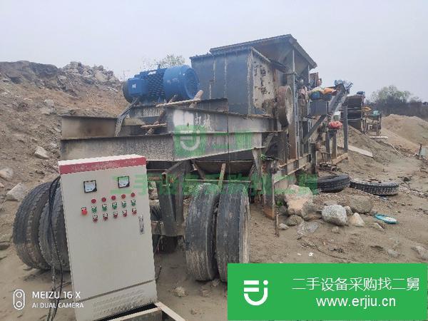 河南出售二手移動制砂機